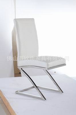 不锈钢框架布艺搭配 佛山欣雨家具打造现代简约餐椅新标杆